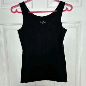 Signature by Suzy Sheir Tank Top Black Size  Small